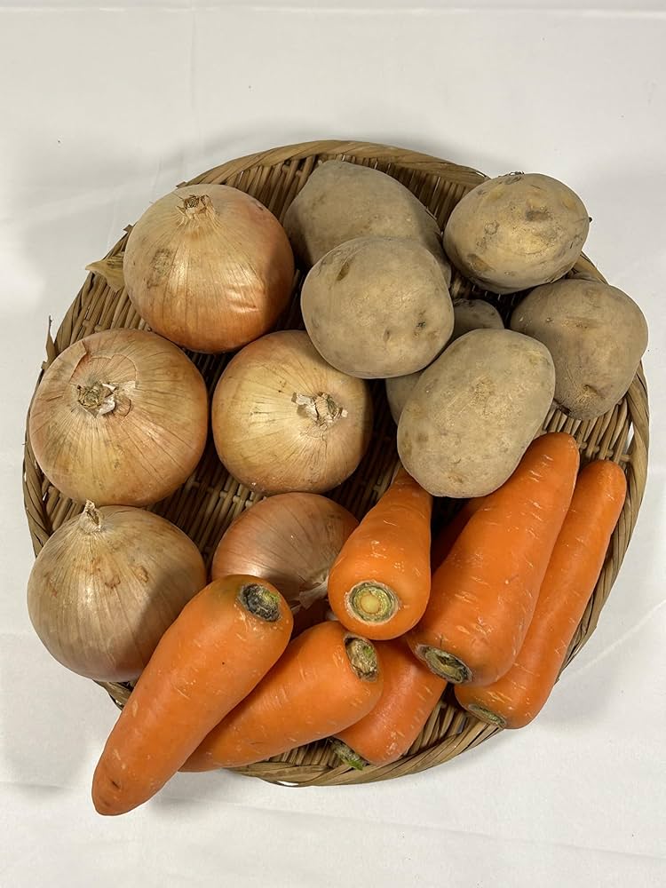 Amazon.co.jp: 【国産】常備野菜セット 3種（じゃがいも・玉ねぎ